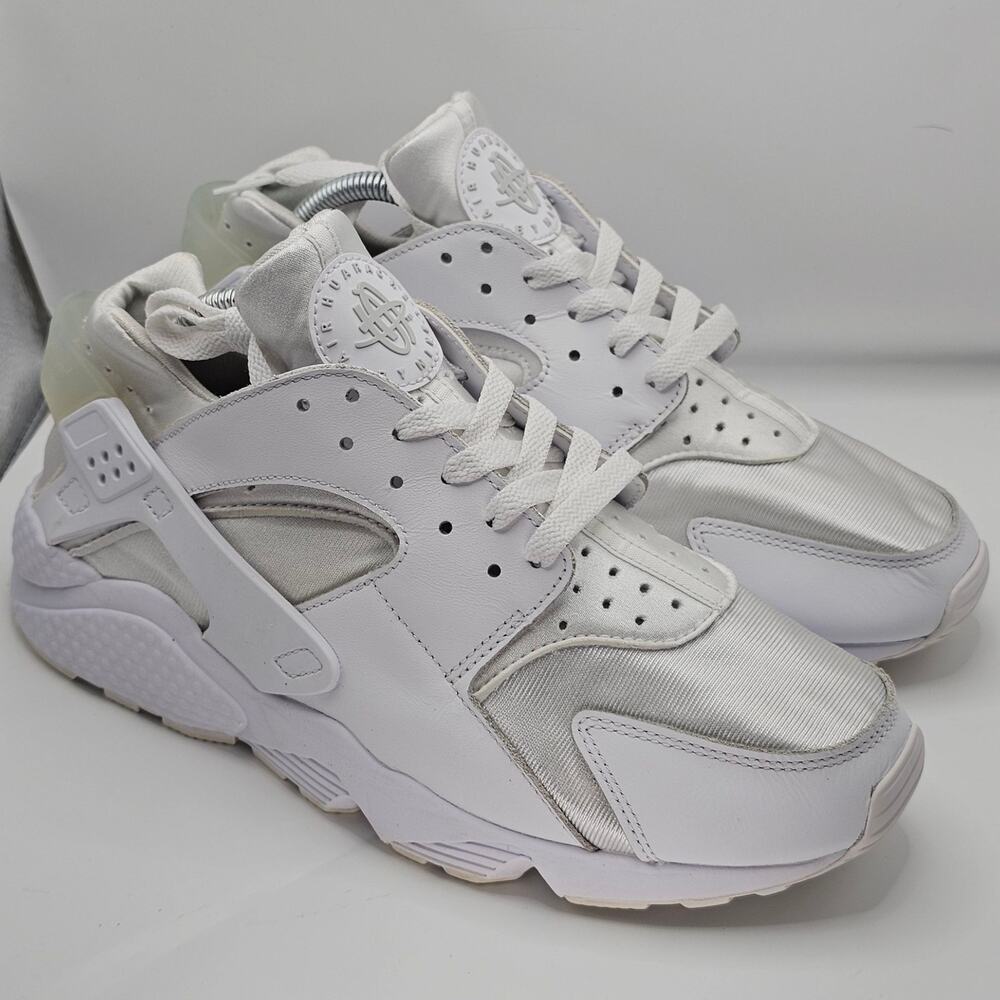 Nike Air Huarache Triple White Pure Platinum Mens 10 UK 9 Sneakers Athletic
